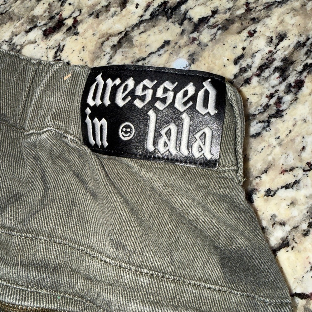 Dressed In LALA Canvas Parachute Pants Streetwear Sz M Oversized Hip Hop - Picture 15 of 16